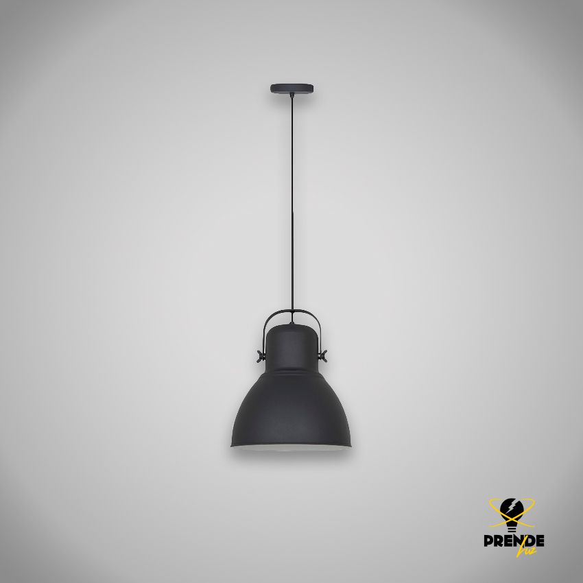 lámpara negra diseño colgante