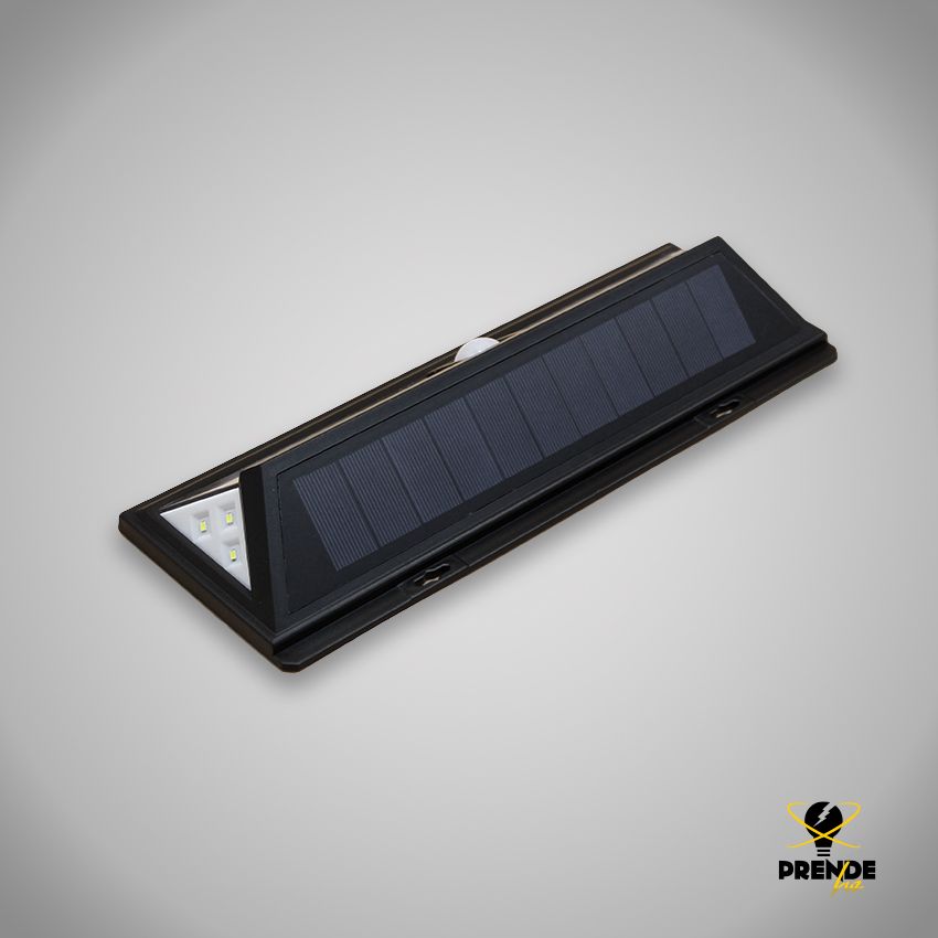 aplique solar LED recargable con sensor de movimiento 10 W