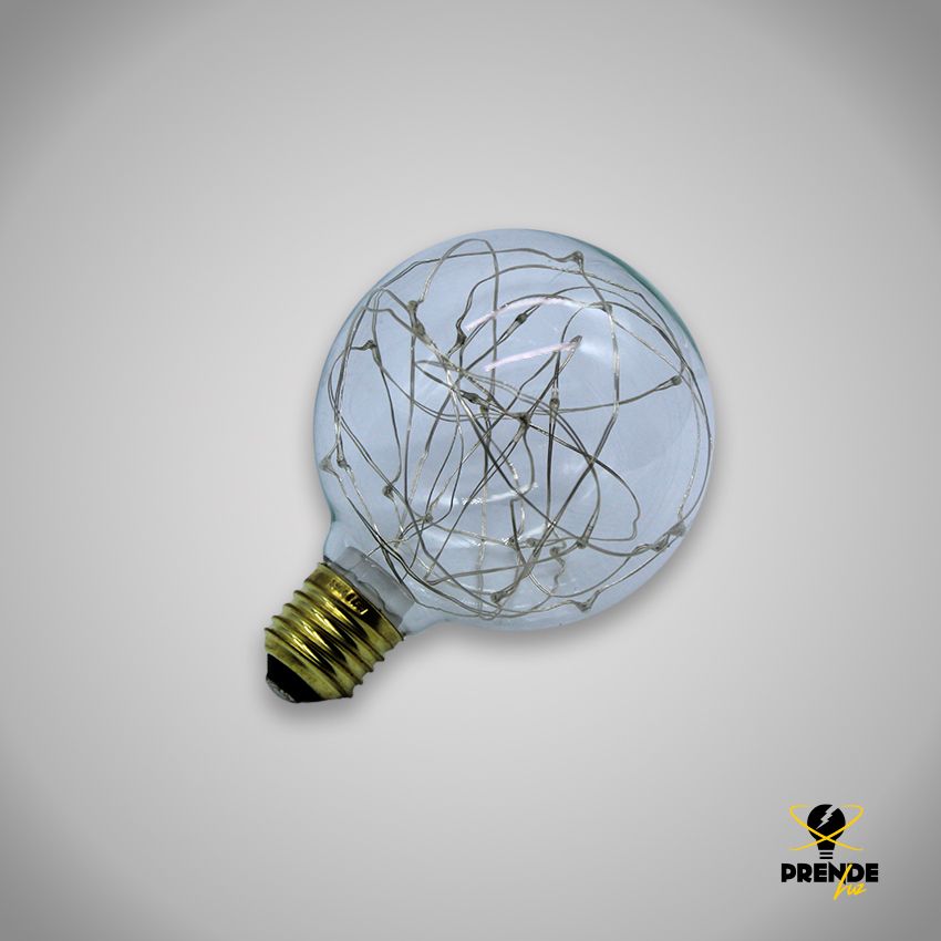 lED globe bulb with garland E27