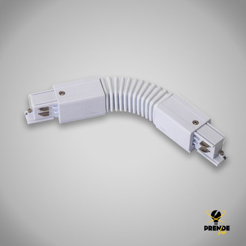 white flexible connector for LED rail