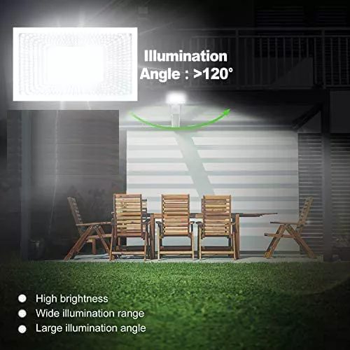 lED spotlight with motion sensor (White 20 W)