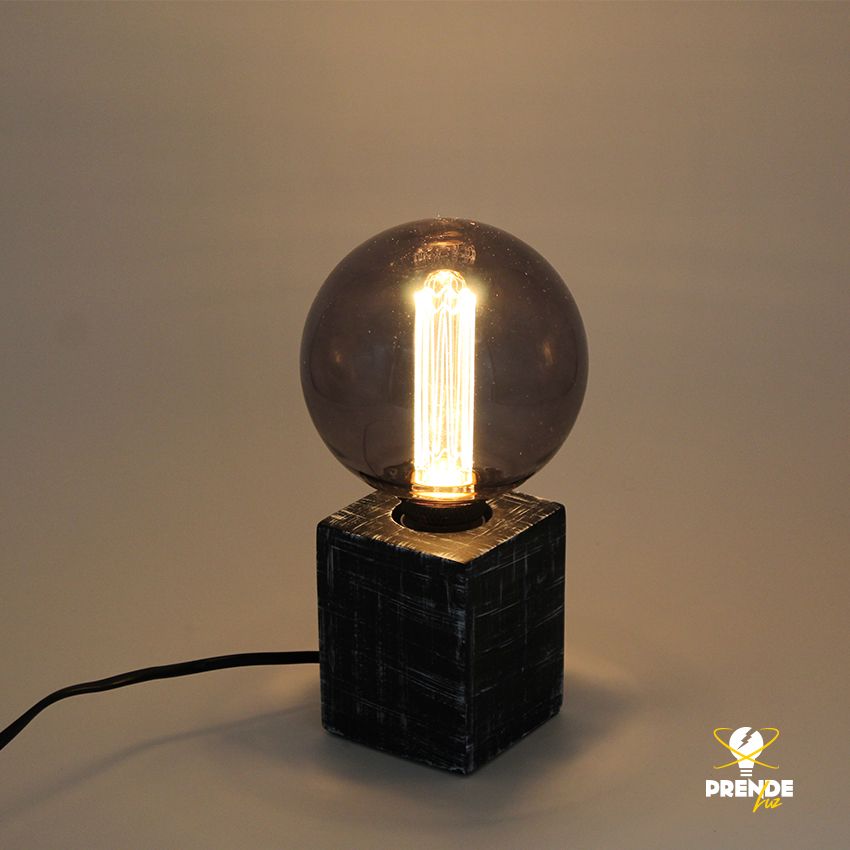 lámpara LED deco globo smoky G125 E-27