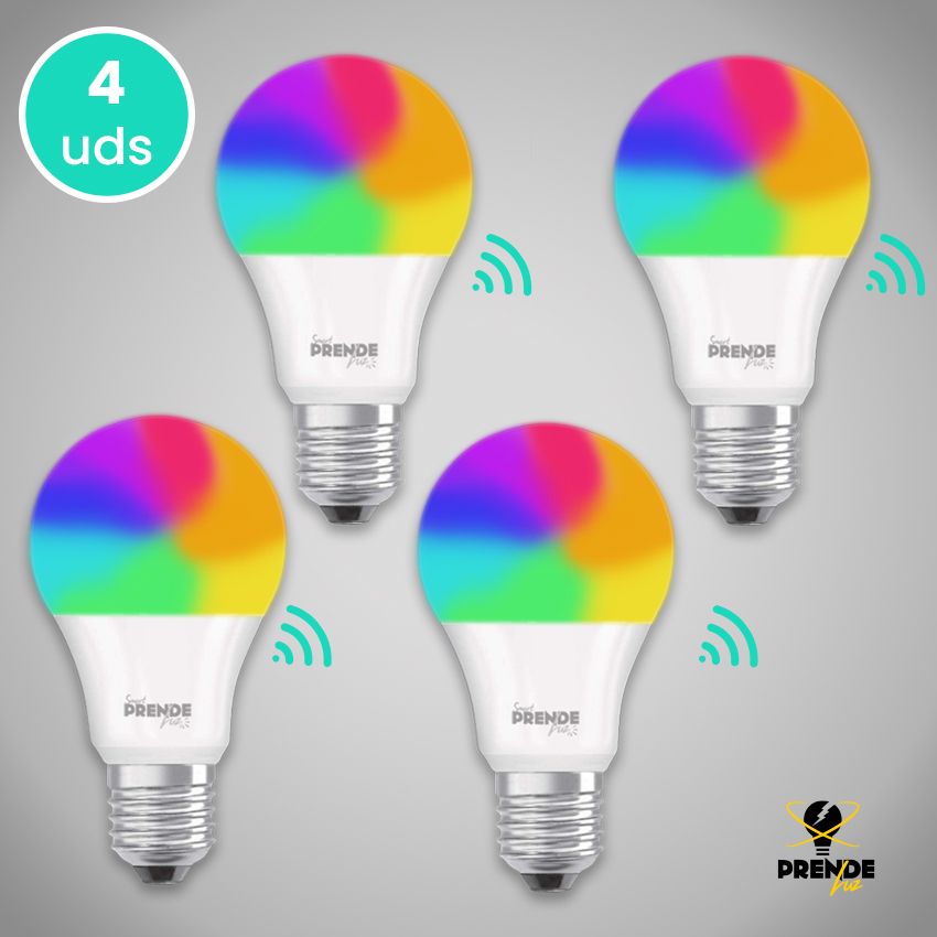 smart standard bulb E27 - Pack 4 pcs.
