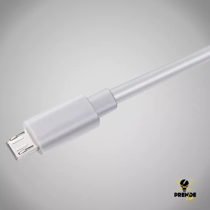 connection cable type USB AM (male) to Micro-USB (male) 1m white