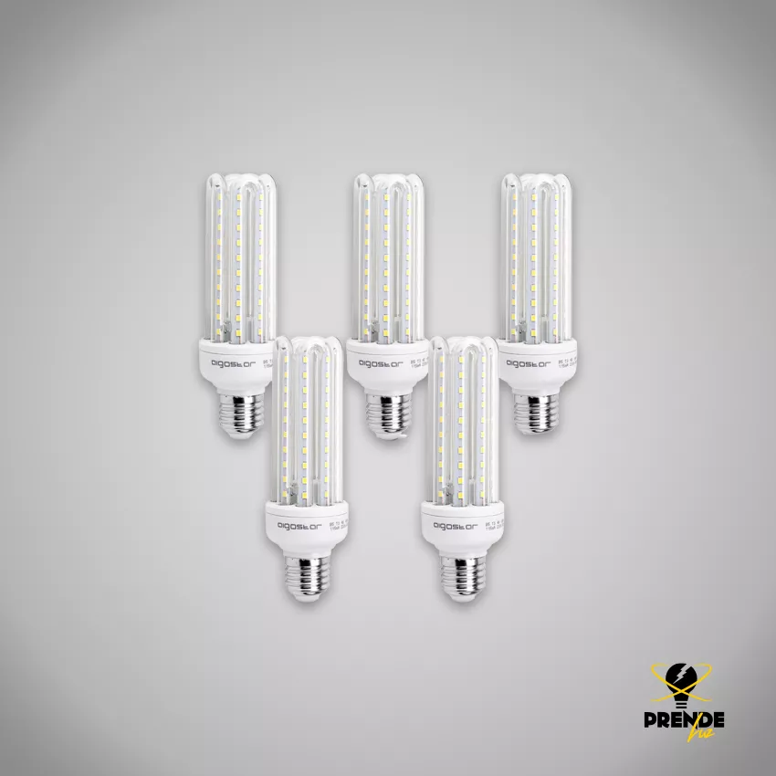 pack 5 und - LED bulb B5 T3 4U, E27, 15 W equivalent to 120 W, 6400K, 1200 lumens, non dimmable