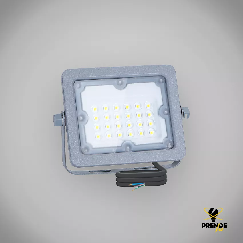 iP65 outdoor LED spotlight 20W 6500K 1800Lm. Ideal for patio, garden, garages.