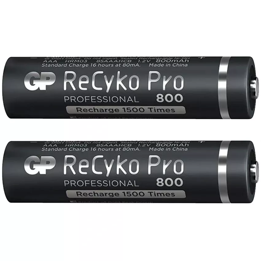 2 batteries Recyko+ LR03 size AAA batteries of the latest technology