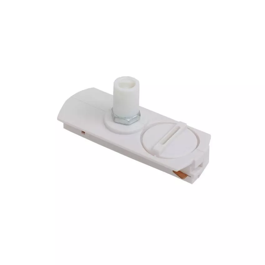 single-phase white cable gland luminaire for track